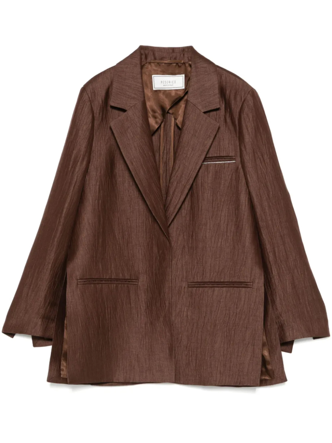 Peserico габардиновый блейзер, коричневый
Peserico габардиновый блейзер, коричневый