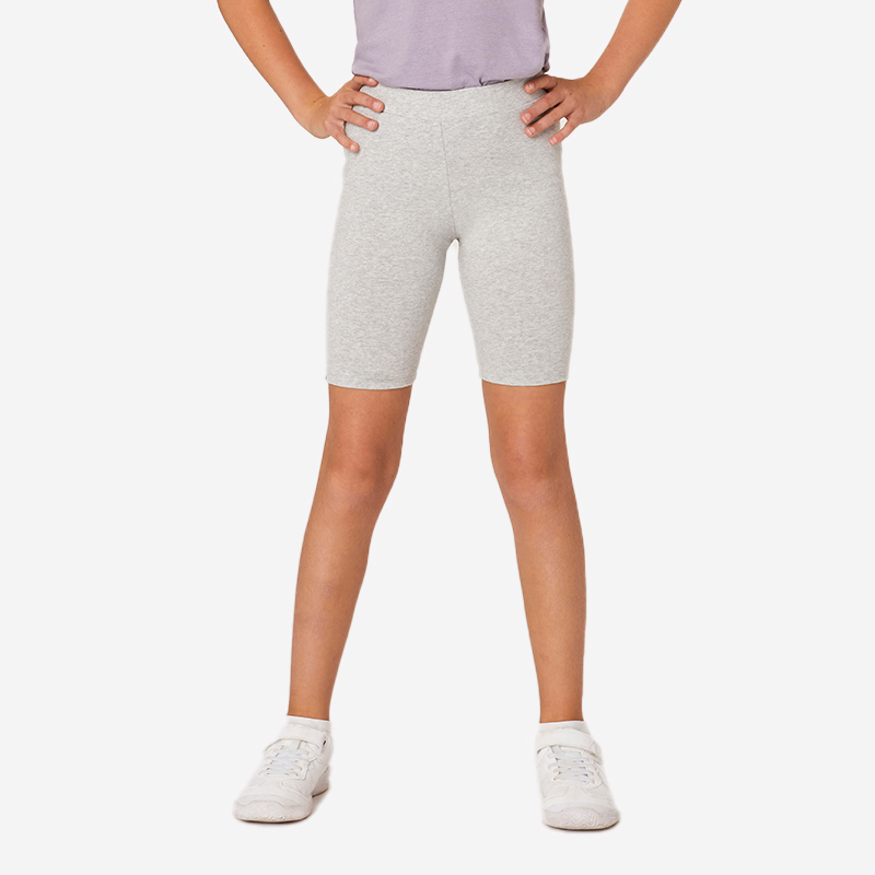 Женские детские хлопковые велосипедные шорты Domyos - серые
Женские детские хлопковые велосипедные шорты Domyos - серые