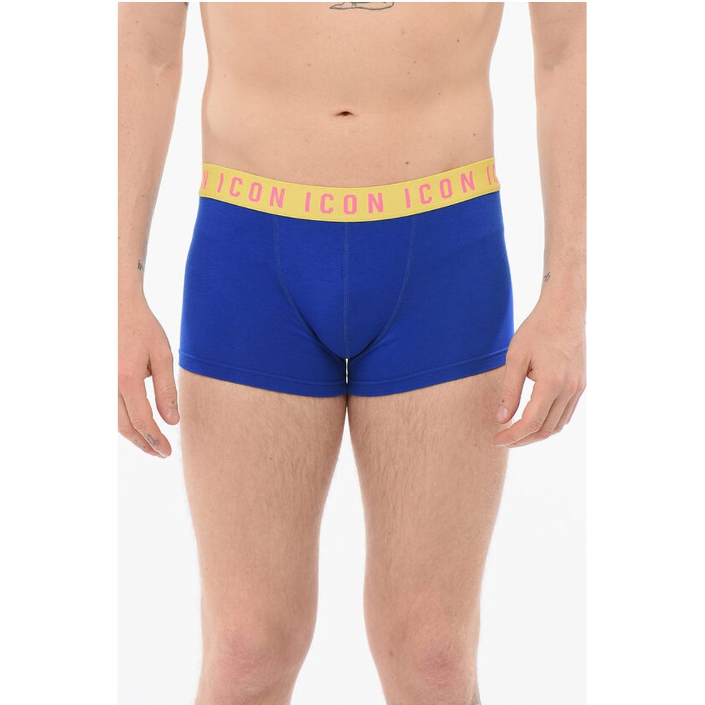 Эластичные боксеры ICON с логотипом на поясе Dsquared2, синий
Эластичные боксеры ICON с логотипом на поясе Dsquared2, синий