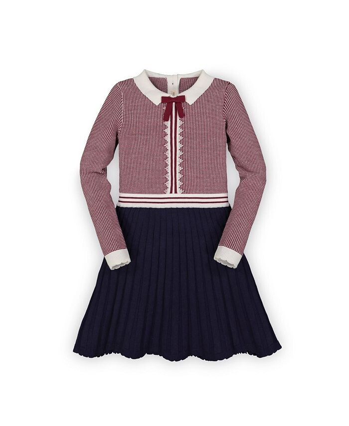 Платье-свитер с французскими блоками из органического хлопка для девочек, для малышей Hope & Henry, красный
Платье-свитер с французскими блоками из органического хлопка для девочек, для малышей Hope & Henry, красный