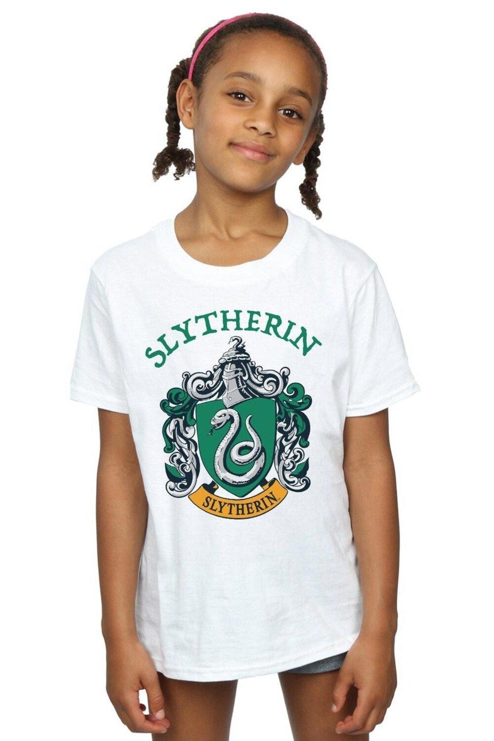 Хлопковая футболка с гербом Слизерина Harry Potter, белый
Хлопковая футболка с гербом Слизерина Harry Potter, белый