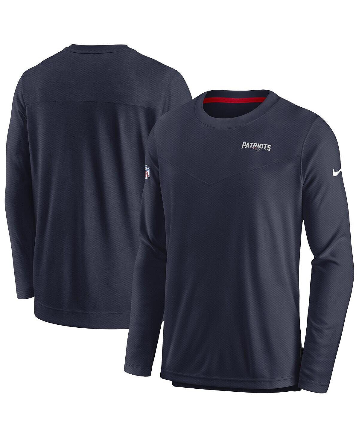 Мужская темно-синяя футболка с длинным рукавом new england patriots sideline lockup performance Nike, синий
Мужская темно-синяя футболка с длинным рукавом new england patriots sideline lockup performance Nike, синий