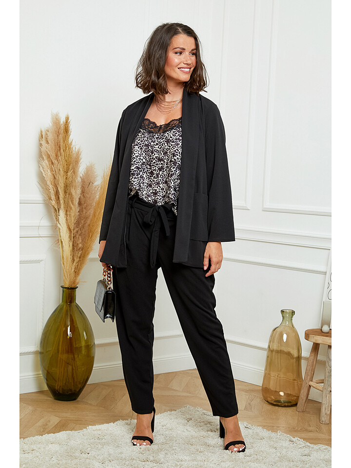 Блейзер Curvy Lady 2tlg Outfit, черный
Блейзер Curvy Lady 2tlg Outfit, черный