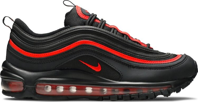 Кроссовки Nike Air Max 97 GS 'Black Chile Red', черный
Кроссовки Nike Air Max 97 GS 'Black Chile Red', черный