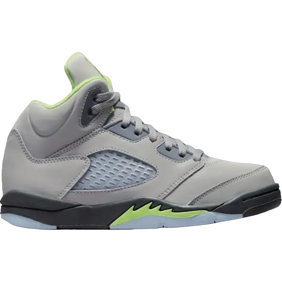Кроссовки Air Jordan 5 Retro PS Green Bean 2022, серый
Кроссовки Air Jordan 5 Retro PS Green Bean 2022, серый