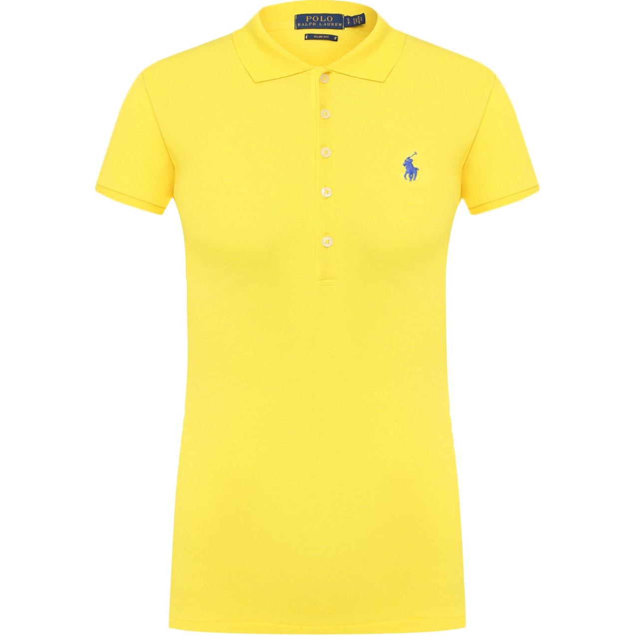 Женская поло желтого цвета Polo Ralph Lauren 
Женская поло желтого цвета Polo Ralph Lauren