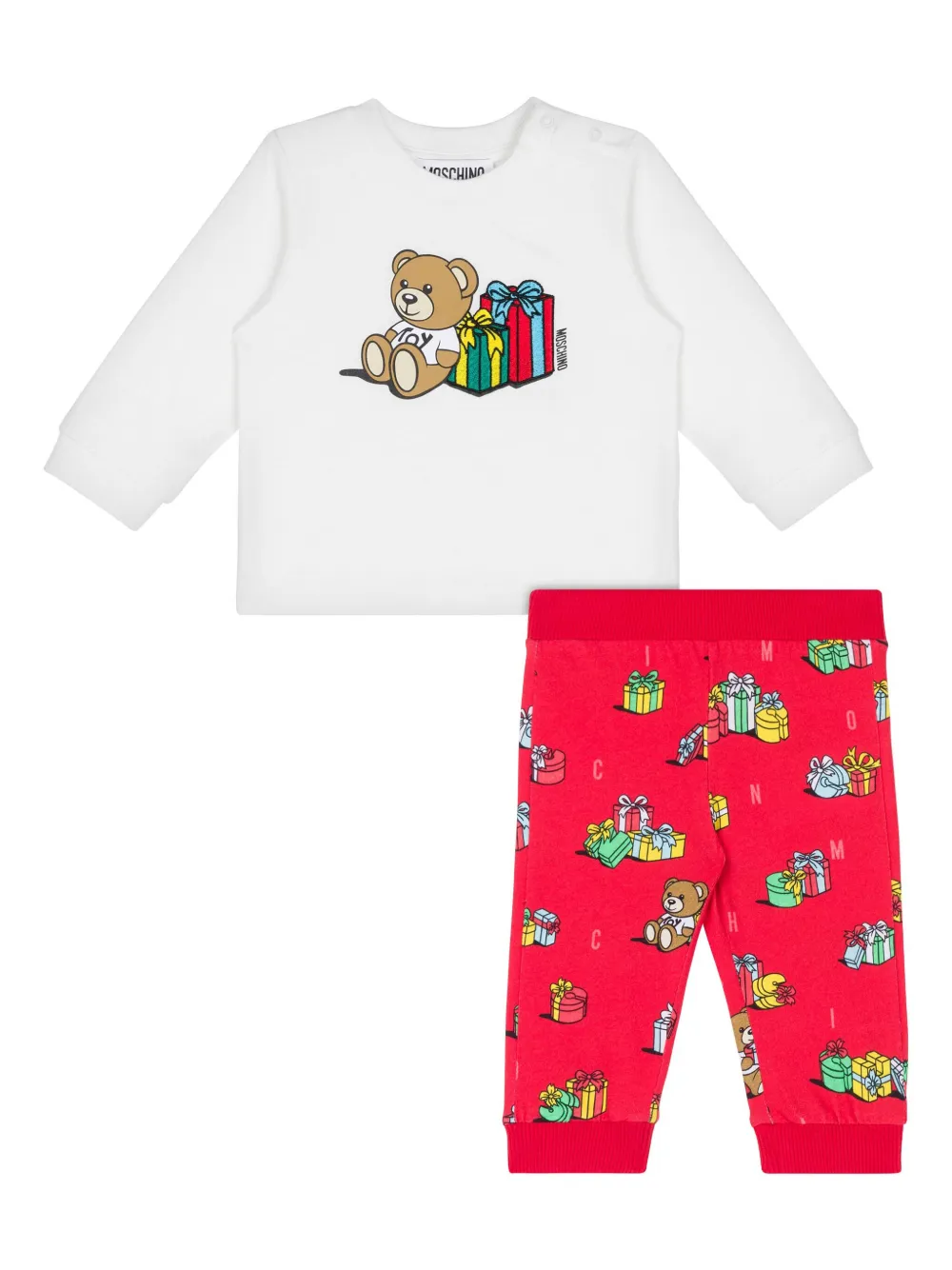Спортивный костюм с принтом Teddy Bear Moschino Kids, красный
Спортивный костюм с принтом Teddy Bear Moschino Kids, красный