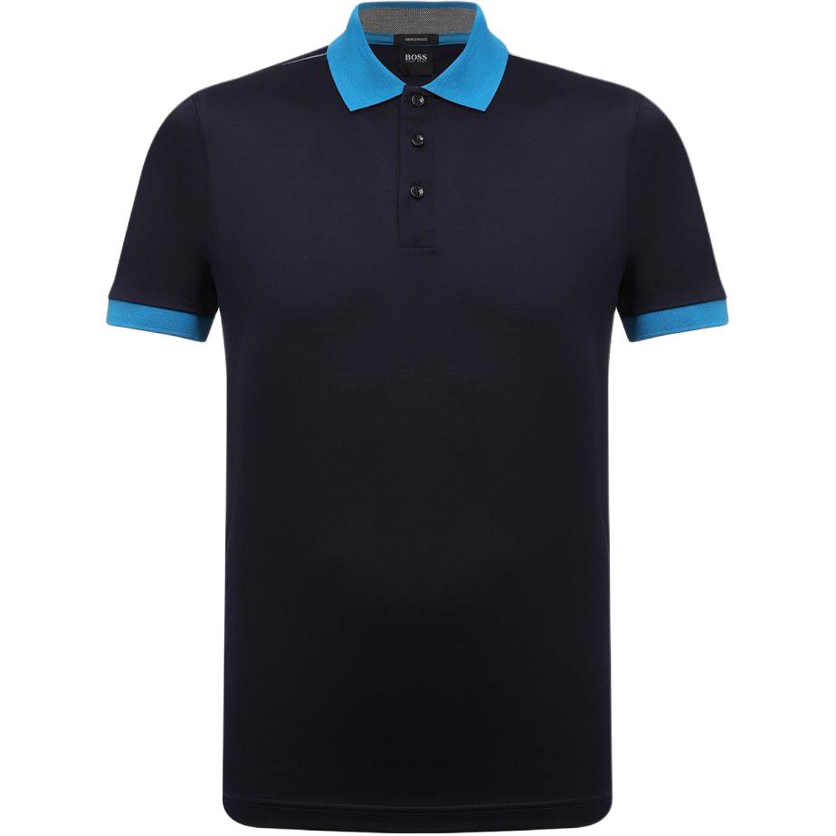 Hugo Boss Мужская рубашка поло темно-синего цвета, воротник умеренно прямой крой
Hugo Boss Мужская рубашка поло темно-синего цвета, воротник умеренно прямой крой