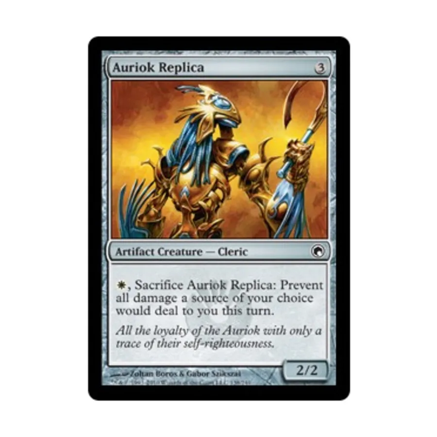 CCG Реплика Ауриока (C) (Фольга), MTG - Scars of Mirrodin
CCG Реплика Ауриока (C) (Фольга), MTG - Scars of Mirrodin