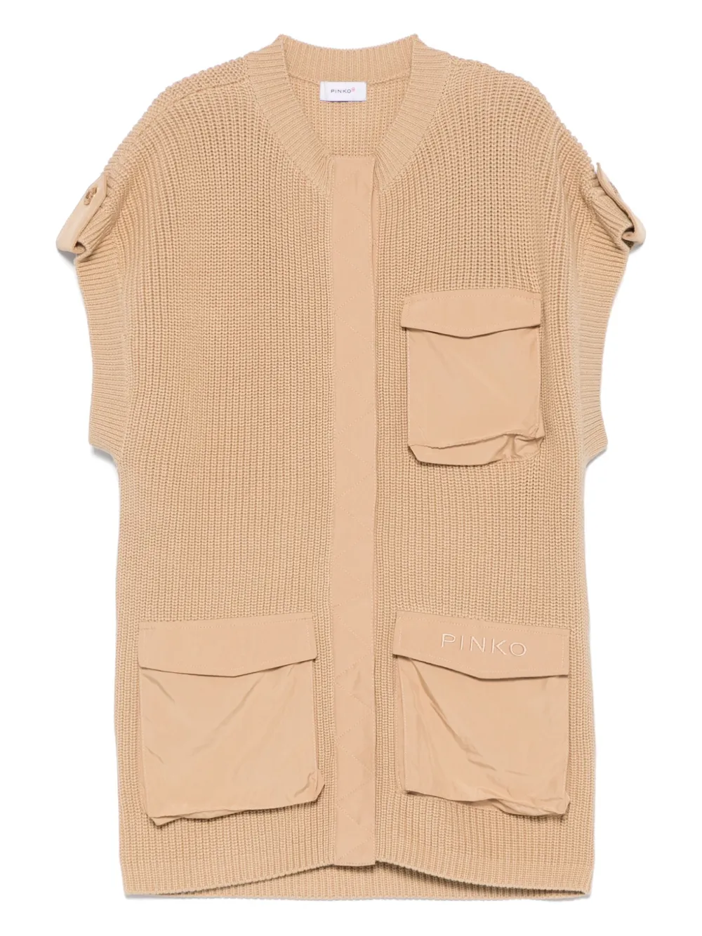 Вязаный жилет Pinko Kids, коричневый
Вязаный жилет Pinko Kids, коричневый