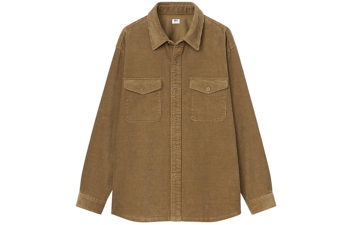 Рубашка унисекс верблюжья Uniqlo, коричневый
Рубашка унисекс верблюжья Uniqlo, коричневый