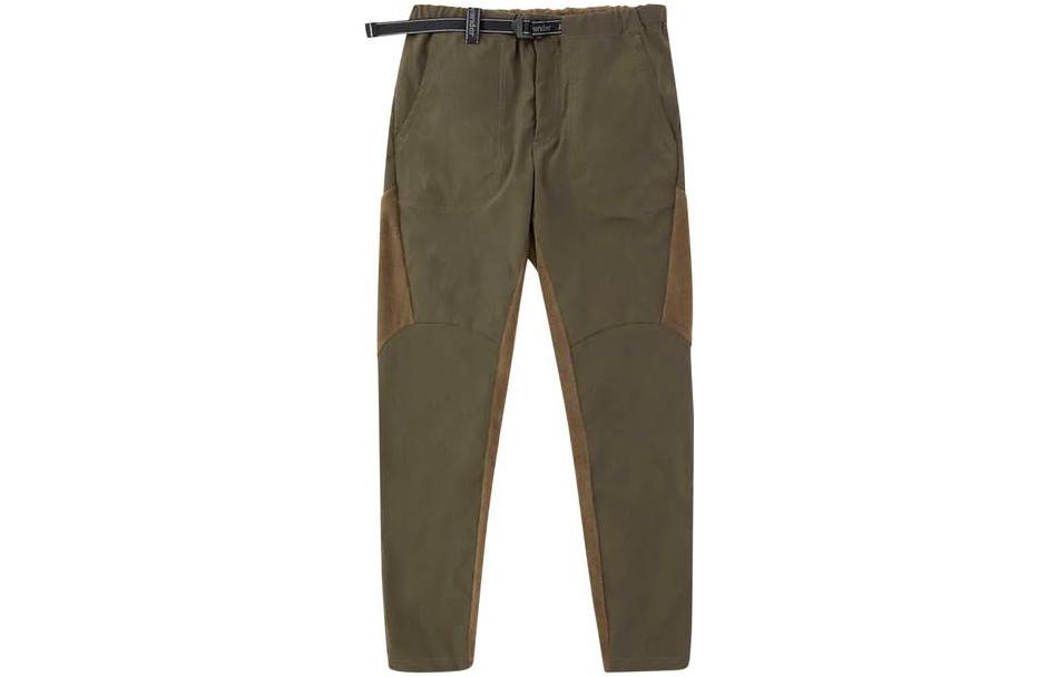 Брюки с поясом And Wander, зеленые
Брюки с поясом And Wander, зеленые