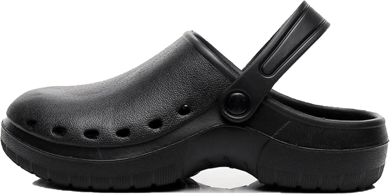 Рабочие сабо для женщин и мужчин. Удобные, дышащие, с поддержкой свода стопы, нескользящие. Обувь для медсестер, поваров, садоводов и работников бистро Generic, черный
Рабочие сабо для женщин и мужчин. Удобные, дышащие, с поддержкой свода стопы, нескользящие. Обувь для медсестер, поваров, садоводов и работников бистро Generic, черный