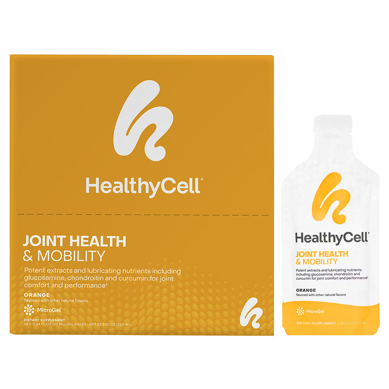 HealthyCell, Здоровье и подвижность суставов, апельсин, 30 гелевых пакетиков по 25 мл (0,84 жидк. Унции)
HealthyCell, Здоровье и подвижность суставов, апельсин, 30 гелевых пакетиков по 25 мл (0,84 жидк. Унции)