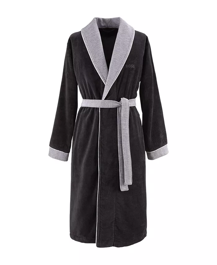 Мужской халат из велюрового хлопка Lord Boss Home, черный
Мужской халат из велюрового хлопка Lord Boss Home, черный