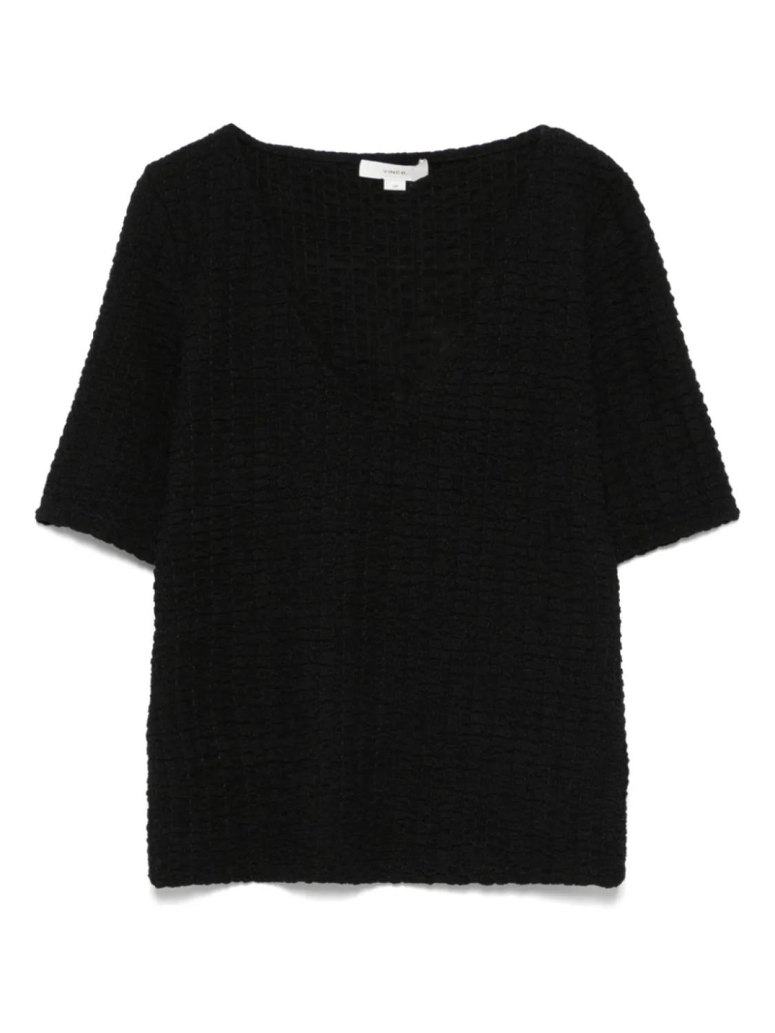 Vince футболка из смесового хлопка, черный
Vince футболка из смесового хлопка, черный