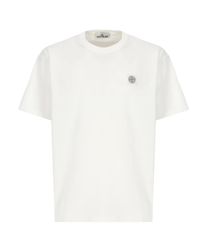 Футболка Stone Island, белый 
Футболка Stone Island, белый