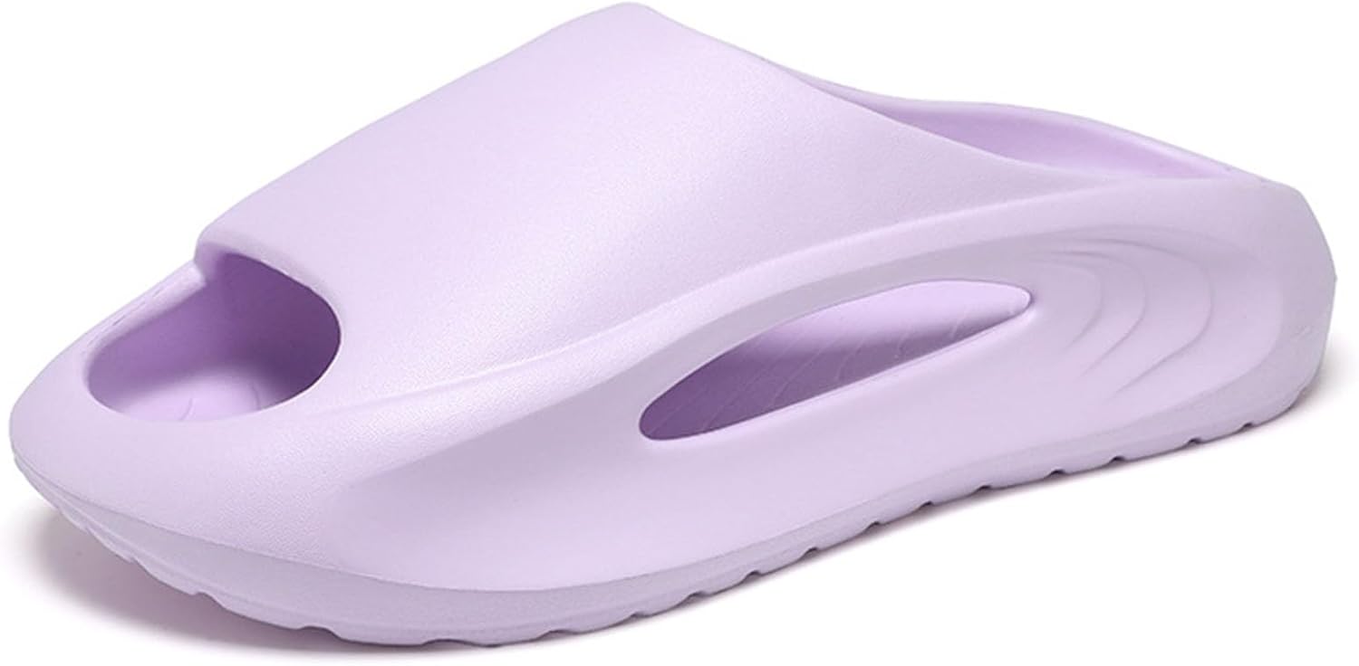 LNERIP Унисекс Шлепацы, супер мягкие, противоскользящие, с подушечками, для женщин и мужчин, с толстой подошвой, летние шлепанцы на платформе, повседневные пляжные сандалии, фиолетовый
LNERIP Унисекс Шлепацы, супер мягкие, противоскользящие, с подушечками, для женщин и мужчин, с толстой подошвой, летние шлепанцы на платформе, повседневные пляжные сандалии, фиолетовый