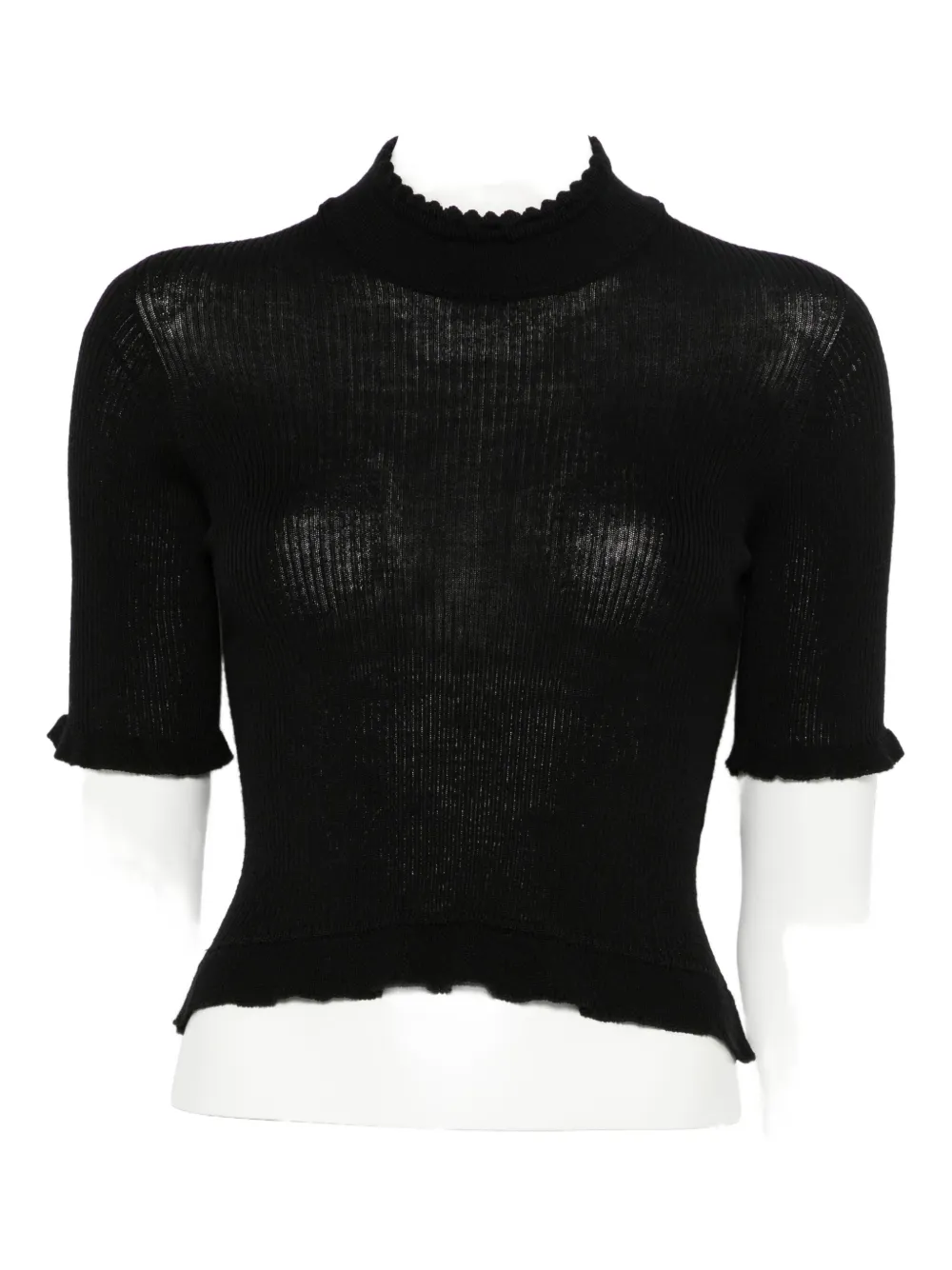 Свитер с оборками Cecilie Bahnsen, черный
Свитер с оборками Cecilie Bahnsen, черный