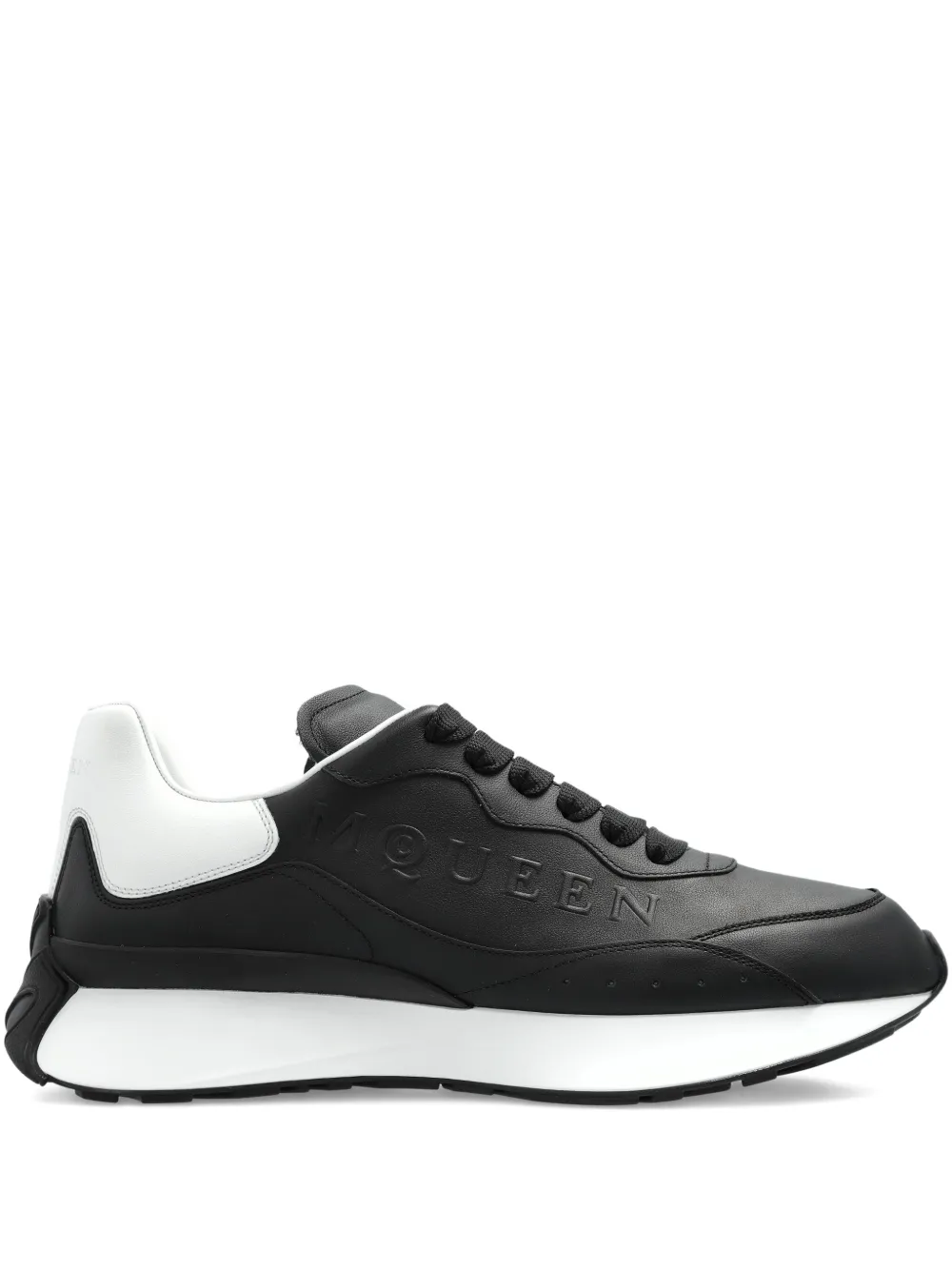 Кожаные кроссовки с логотипом Alexander McQueen, черный
Кожаные кроссовки с логотипом Alexander McQueen, черный