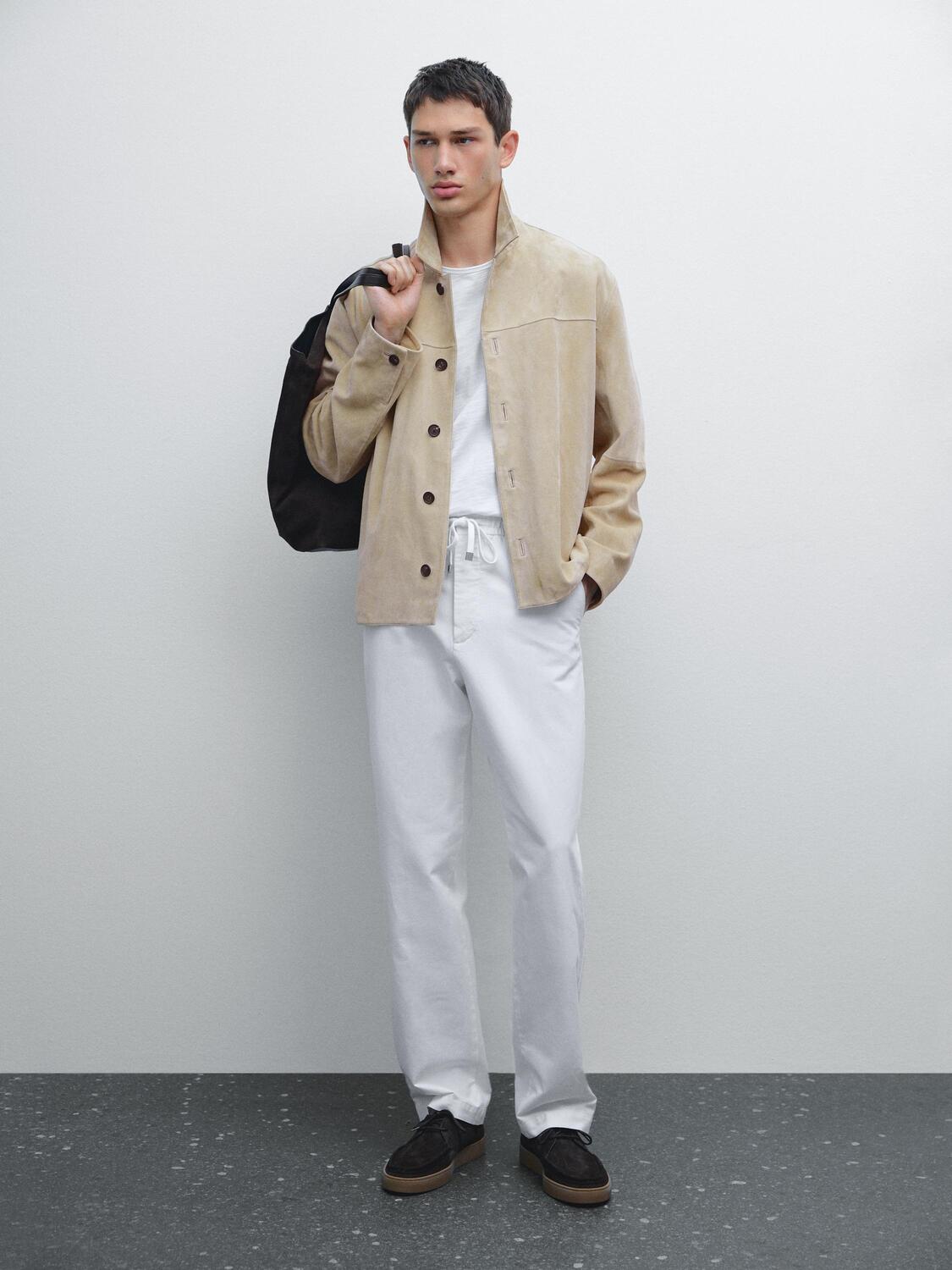 Брюки-Джоггеры из хлопковой смеси Massimo Dutti, белый
Брюки-Джоггеры из хлопковой смеси Massimo Dutti, белый