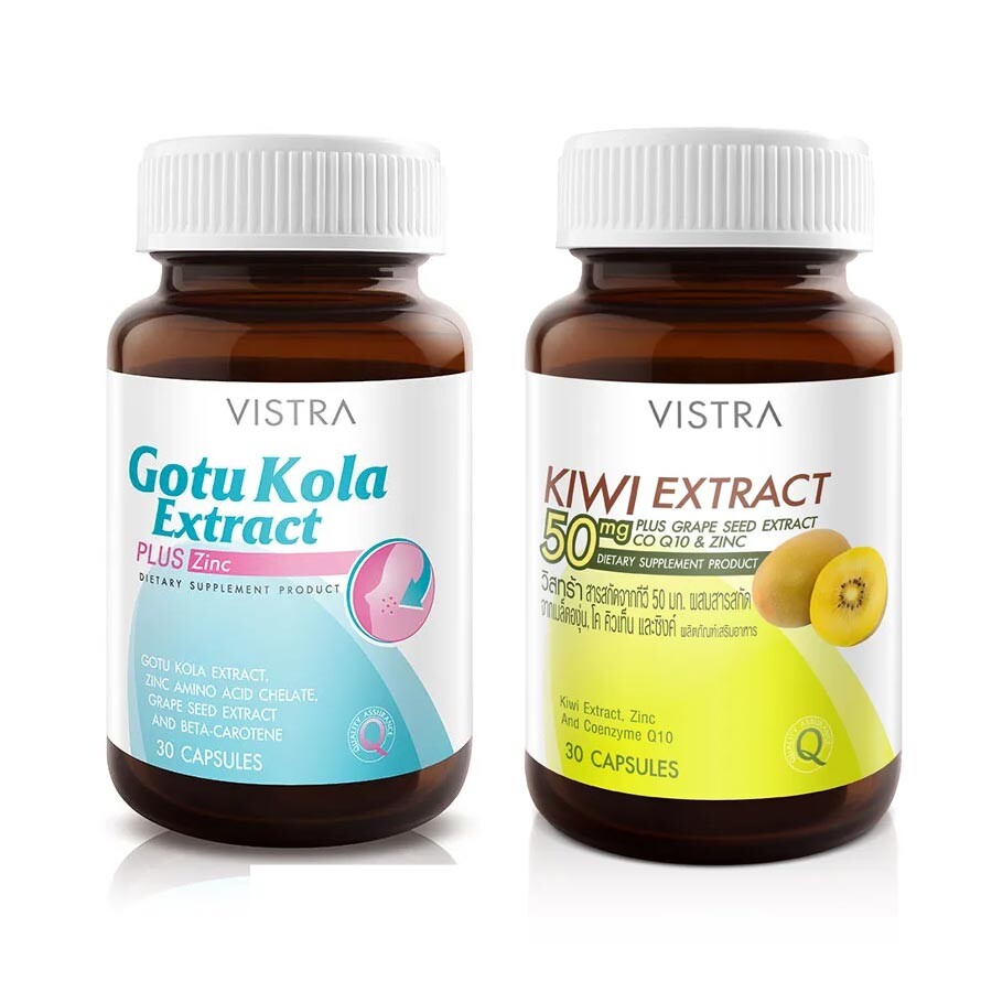 Комплекс Vistra Gotu Kola Extract Plus Zinc + Kiwi Extract 50 mg, 2 банки по 30 капсул
Комплекс Vistra Gotu Kola Extract Plus Zinc + Kiwi Extract 50 mg, 2 банки по 30 капсул