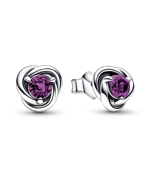 Серьги-Гвоздики с фиолетовым кругом вечности в феврале Pandora, purple
Серьги-Гвоздики с фиолетовым кругом вечности в феврале Pandora, purple