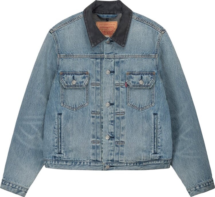 Куртка Stussy x Levi's Embossed Trucker Jacket 'Indigo', синий
Куртка Stussy x Levi's Embossed Trucker Jacket 'Indigo', синий