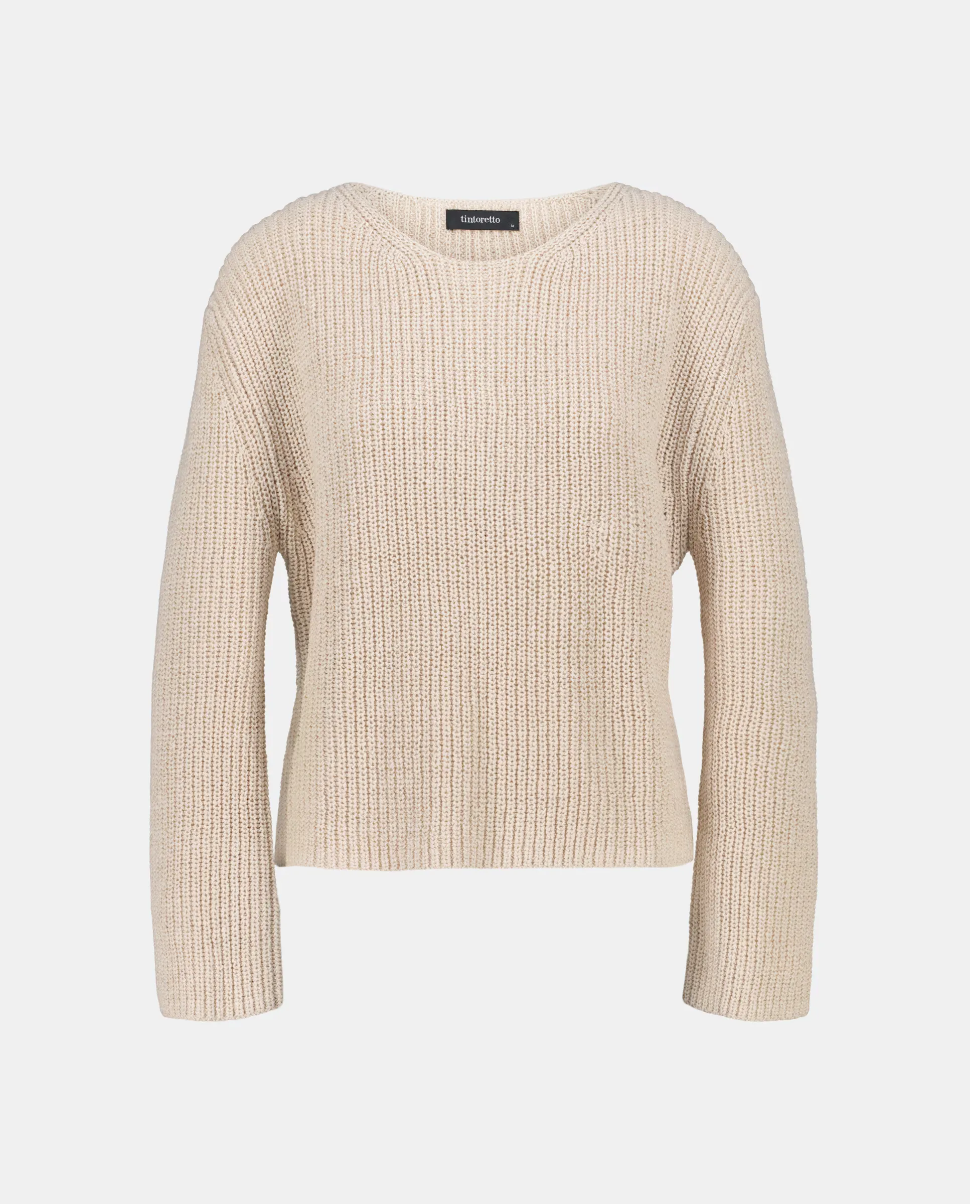 Женский джемпер с длинным рукавом и воротником-стойкой Tintoretto, бежевый
Женский джемпер с длинным рукавом и воротником-стойкой Tintoretto, бежевый