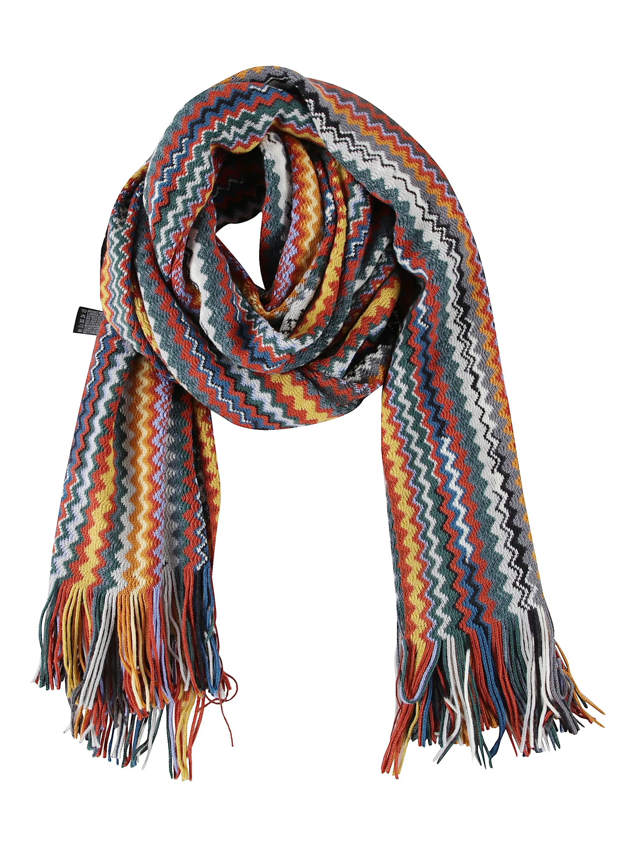 Шарф с шевронной бахромой Missoni, оранжевый
Шарф с шевронной бахромой Missoni, оранжевый