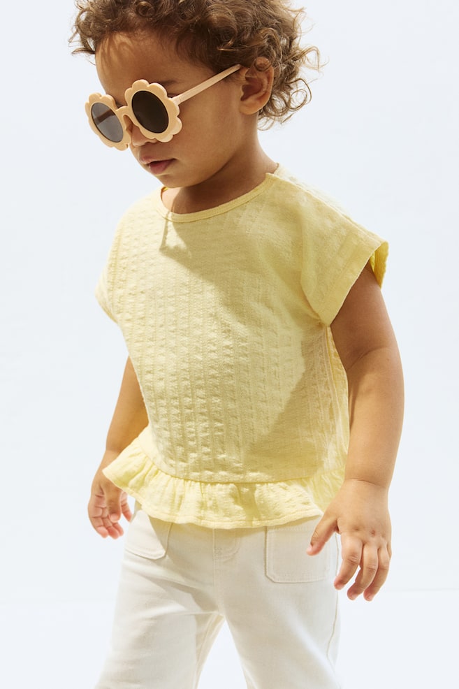 Рубашка с воланом H&M, желтый
Рубашка с воланом H&M, желтый