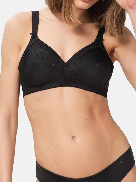 Бюстгальтер без косточек doreen & хлопок Triumph, черный
Бюстгальтер без косточек doreen & хлопок Triumph, черный