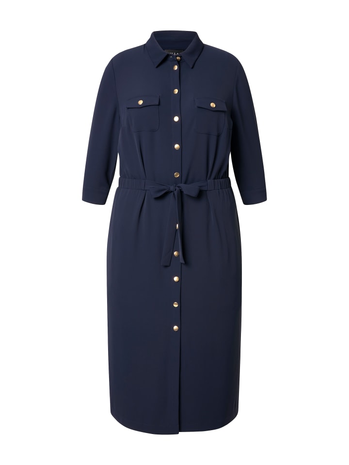 Платье до колена Ulla Popken, морской
Платье до колена Ulla Popken, морской