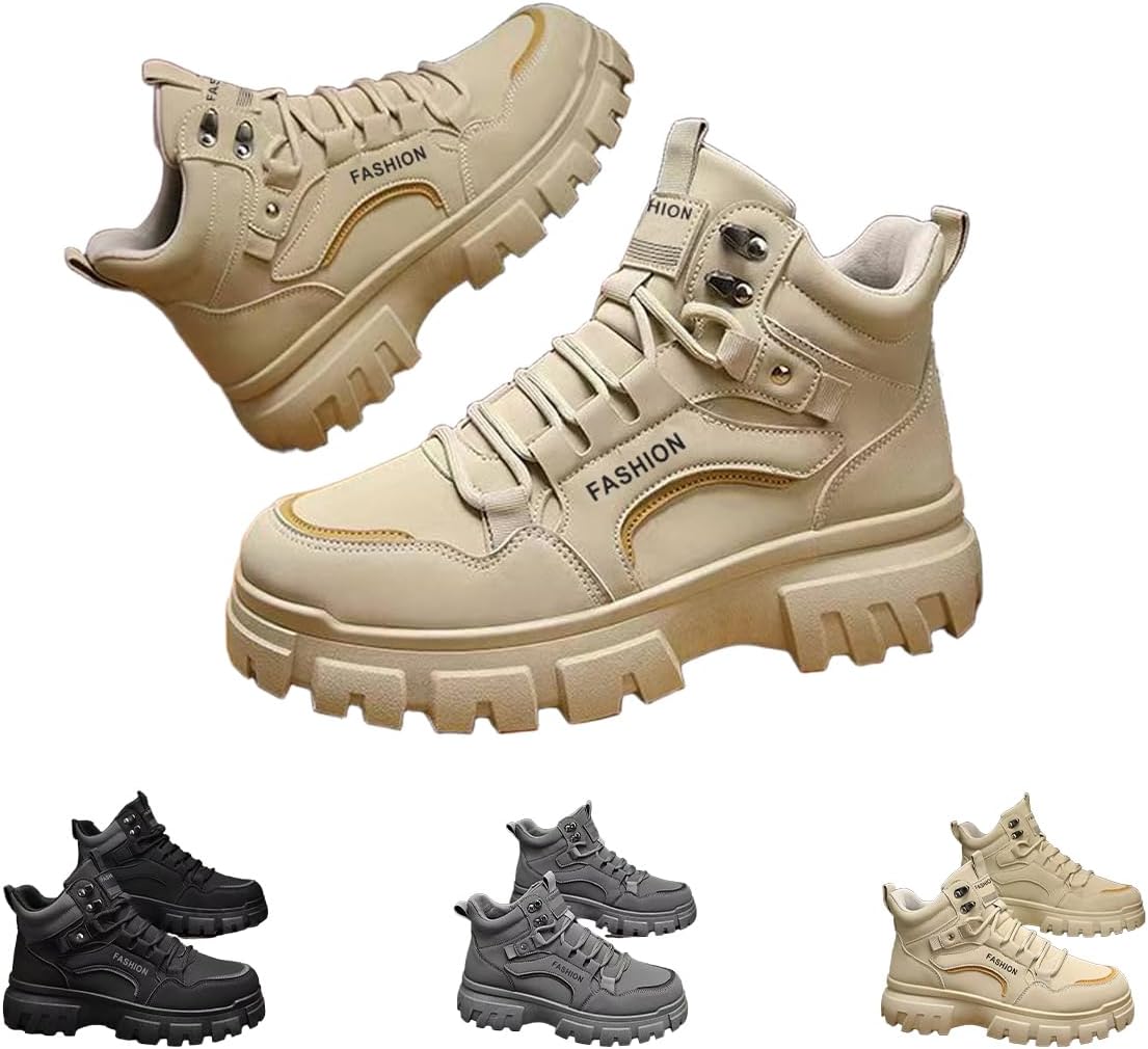 Мужские зимние снежные ботинки - повседневные и снежные кроссовки, мужские ботинки на шнуровке, противоскользящие кроссовки, водонепроницаемая обувь для ходьбы в холодную погоду Generic, хаки
Мужские зимние снежные ботинки - повседневные и снежные кроссовки, мужские ботинки на шнуровке, противоскользящие кроссовки, водонепроницаемая обувь для ходьбы в холодную погоду Generic, хаки