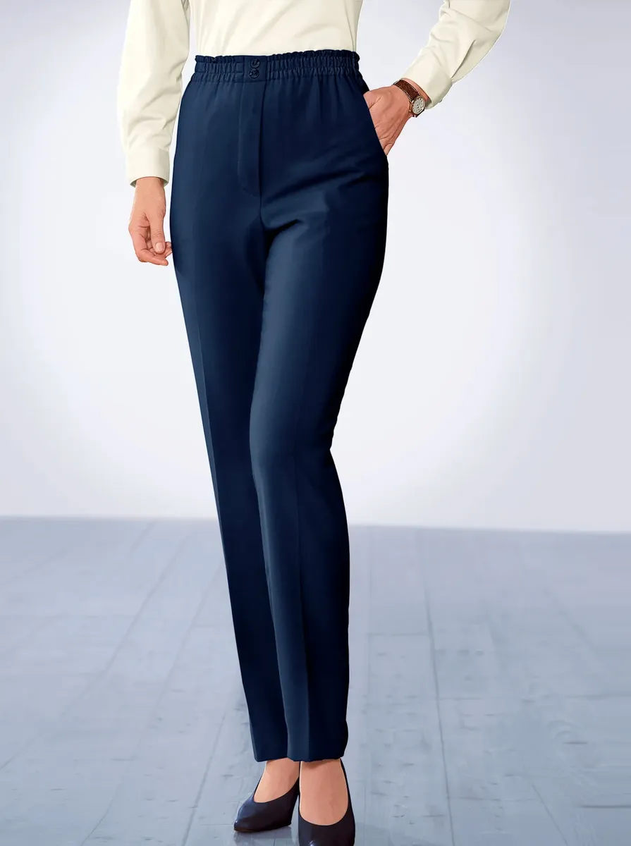 Брюки без застежки Classic Basics, цвет морской волны
Брюки без застежки Classic Basics, цвет морской волны