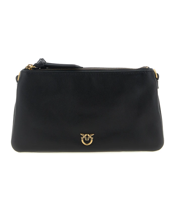 Двойная мини-сумка через плечо Pinko, черный
Двойная мини-сумка через плечо Pinko, черный