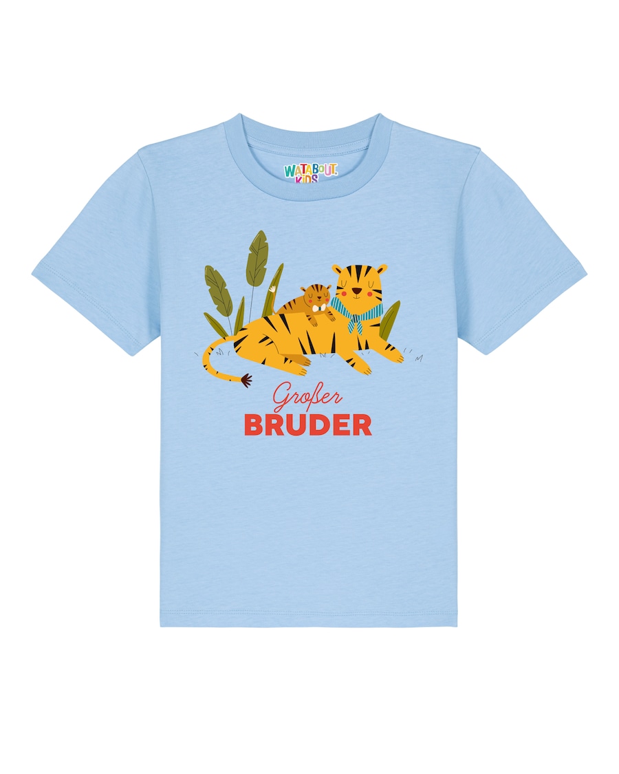 Рубашка watabout.kids Tiger Großer Bruder, светло-голубой
Рубашка watabout.kids Tiger Großer Bruder, светло-голубой