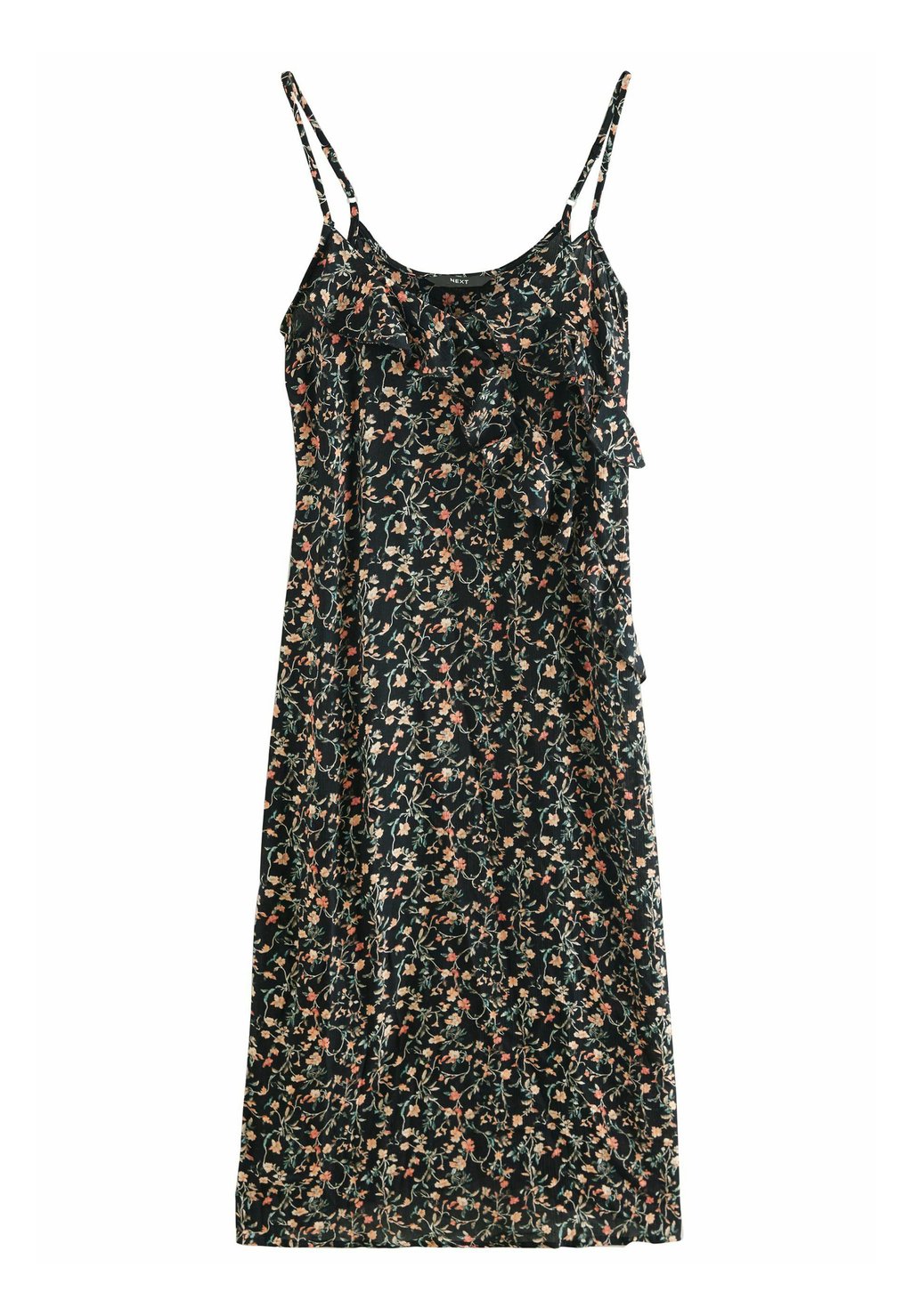 Повседневное платье TALL FIT - RUFFLE MIDI Next, черный
Повседневное платье TALL FIT - RUFFLE MIDI Next, черный