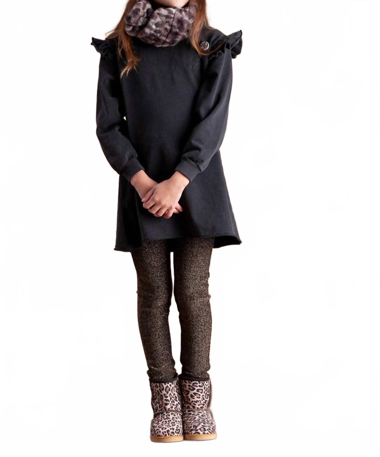 Плюшевое платье с рюшами в черном цвете Tocoto Vintage
Плюшевое платье с рюшами в черном цвете Tocoto Vintage