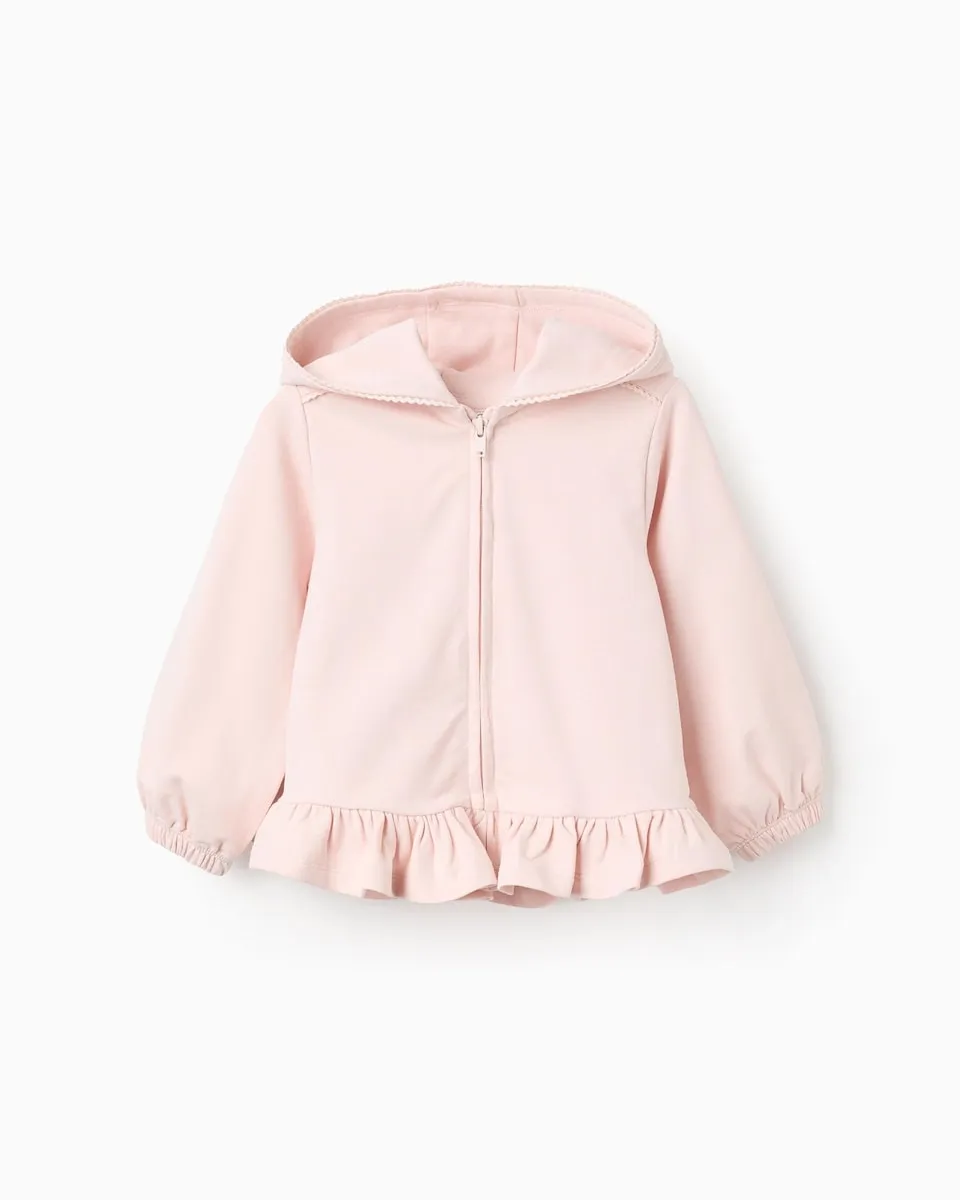 Детская толстовка с капюшоном с кружевом и оборками Zippy, пастельно-розовый
Детская толстовка с капюшоном с кружевом и оборками Zippy, пастельно-розовый
