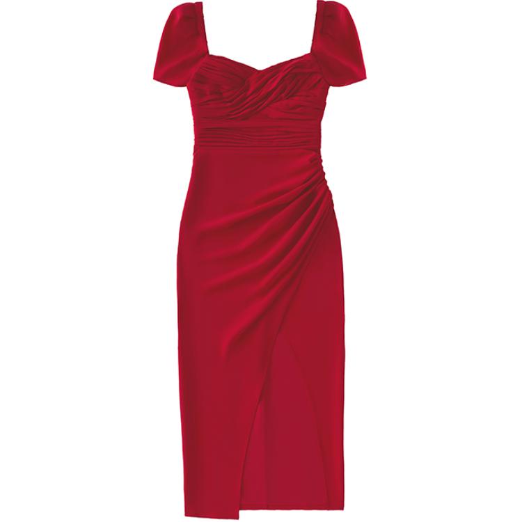 Self-portrait Женское платье с коротким рукавом Self portrait красное
Self-portrait Женское платье с коротким рукавом Self portrait красное