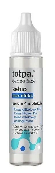 Tołpa Dermo Face Sebio Max Efekt сыворотка для лица, 20 ml 
Tołpa Dermo Face Sebio Max Efekt сыворотка для лица, 20 ml