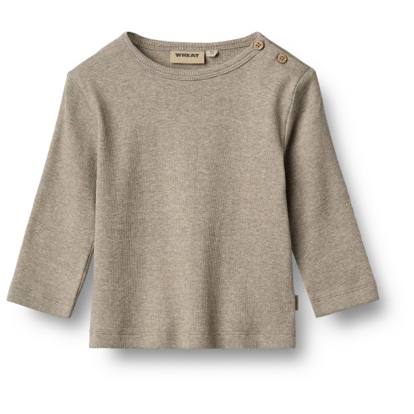 Детская футболка в рубчик с длинным рукавом Wheat, Gravel Melange
Детская футболка в рубчик с длинным рукавом Wheat, Gravel Melange
