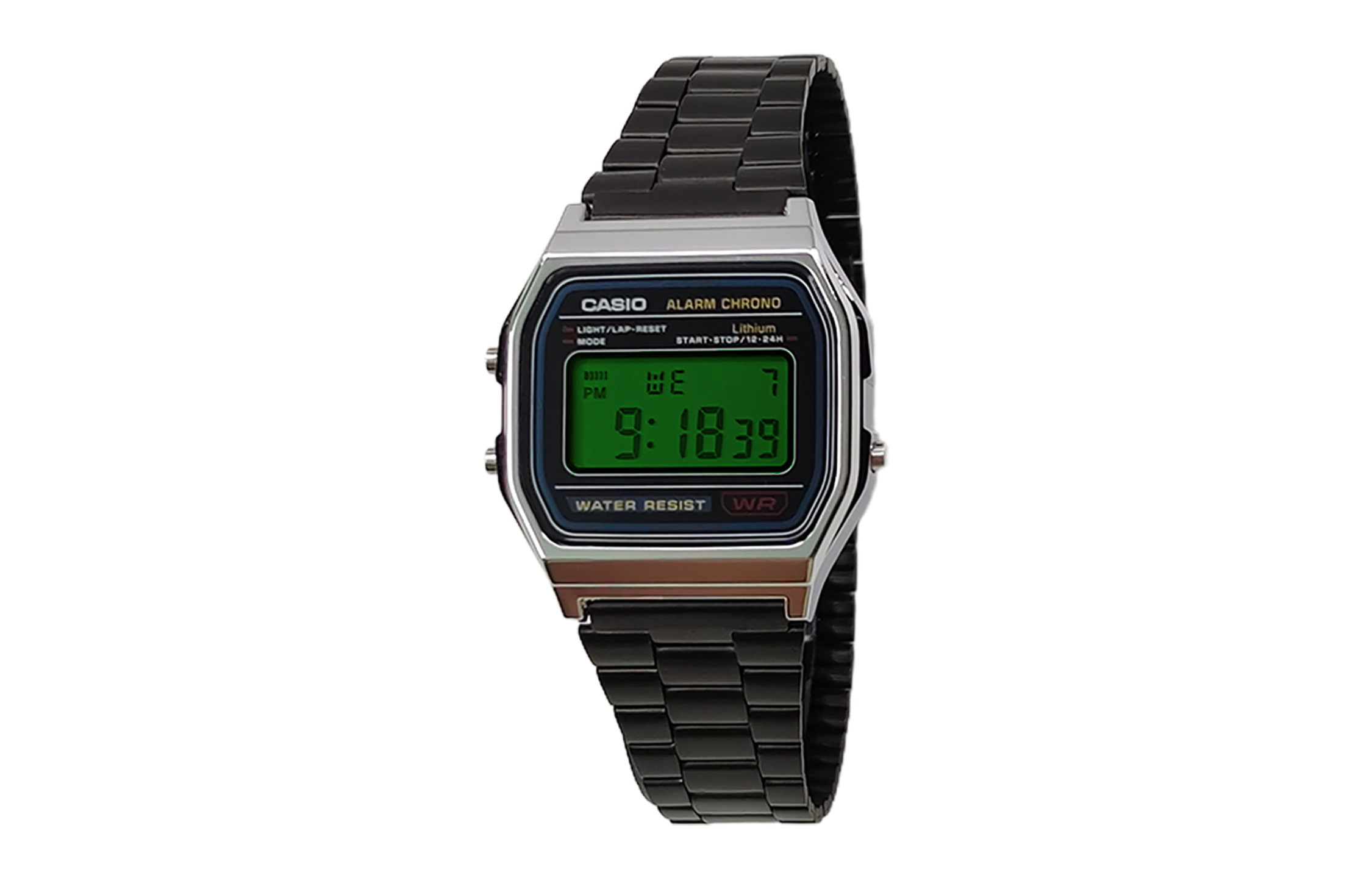 Casio Мужские часы Retrofit Series с кварцевым механизмом, ремешком из нержавеющей стали и черным циферблатом
Casio Мужские часы Retrofit Series с кварцевым механизмом, ремешком из нержавеющей стали и черным циферблатом