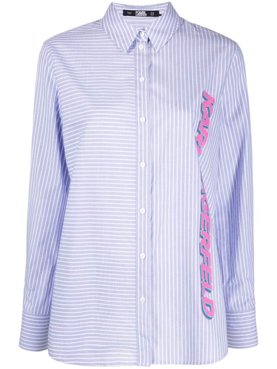 Полосатая рубашка с логотипом Karl Lagerfeld, синий
Полосатая рубашка с логотипом Karl Lagerfeld, синий