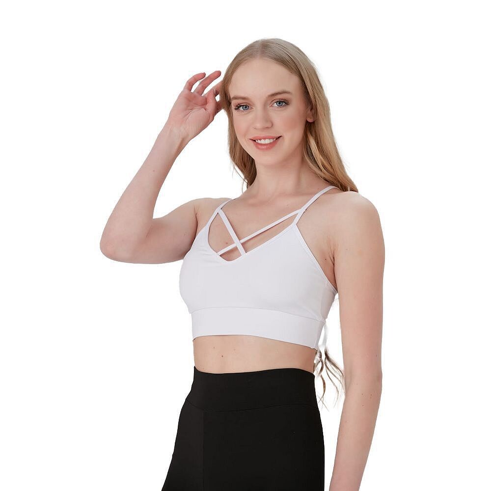 Спортивная одежда с легкой подкладкой для юниоров, топ с глубоким вырезом, перекрещенным спереди WEAR SIERRA, белый
Спортивная одежда с легкой подкладкой для юниоров, топ с глубоким вырезом, перекрещенным спереди WEAR SIERRA, белый