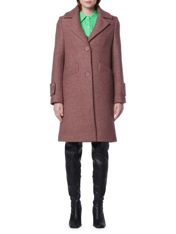 Пальто Regine Andrew Marc из прессованной шерсти из букле, красный
Пальто Regine Andrew Marc из прессованной шерсти из букле, красный