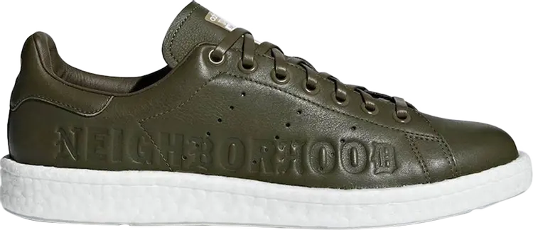 Кроссовки Adidas Neighborhood x Stan Smith Boost 'Cali Thornhill Dewitt', зеленый
Кроссовки Adidas Neighborhood x Stan Smith Boost 'Cali Thornhill Dewitt', зеленый