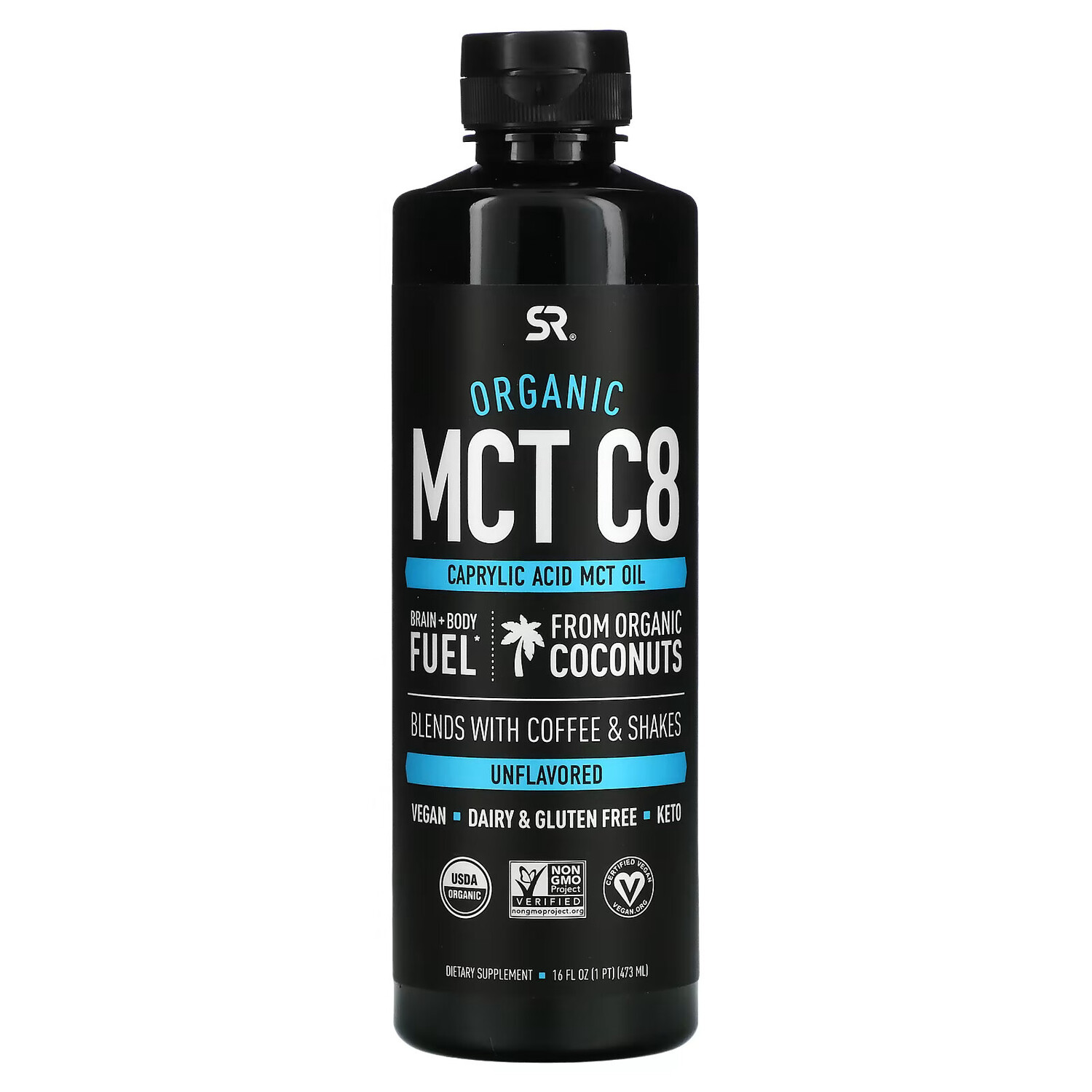 Sports Research, органическое масло MCT C8, с нейтральным вкусом, 473 мл (16 жидк. унций)
Sports Research, органическое масло MCT C8, с нейтральным вкусом, 473 мл (16 жидк. унций)