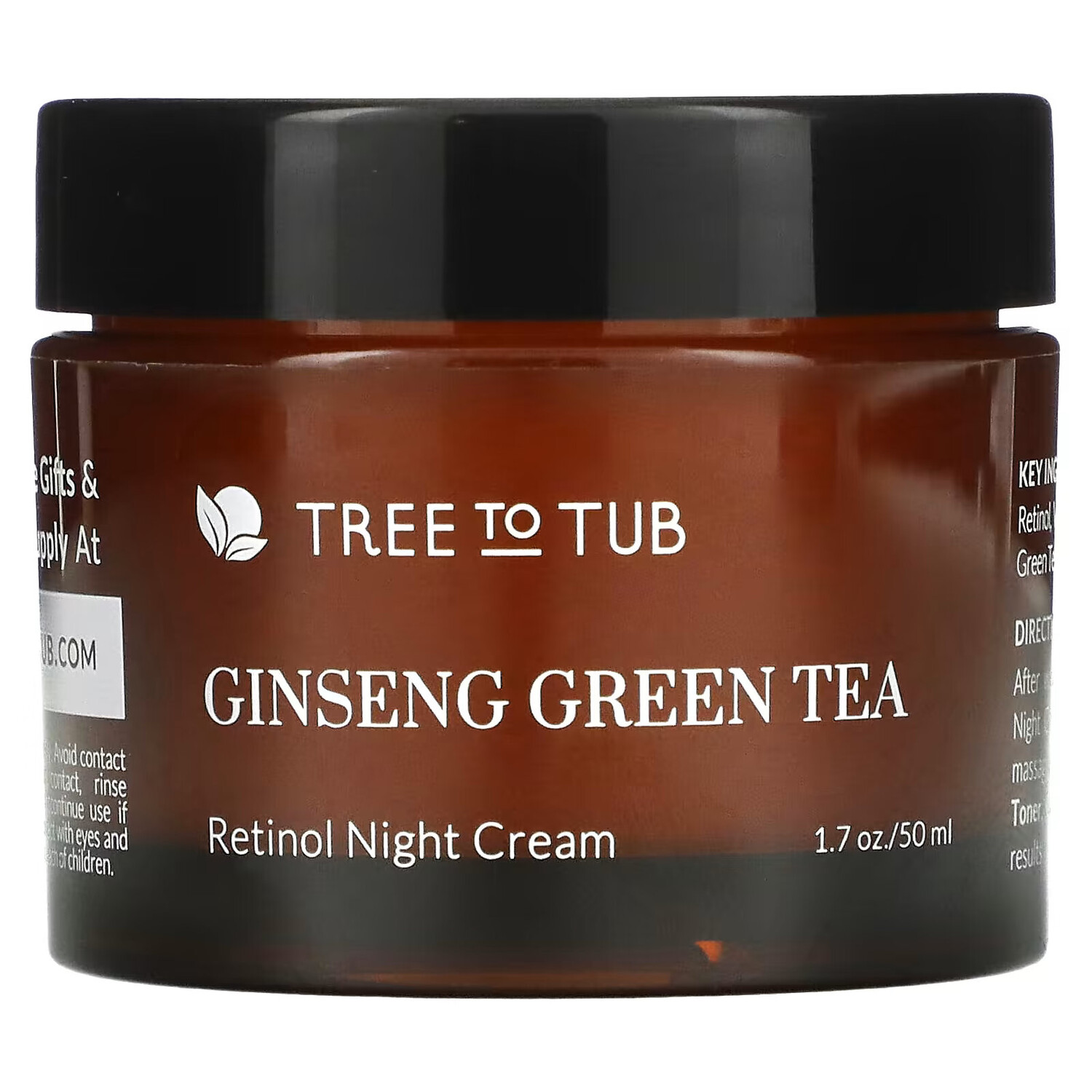 Tree To Tub, нежный антивозрастной ночной крем с ретинолом для чувствительной кожи, женьшень и зеленый чай, 50 мл (1,7 жидк. унции)
Tree To Tub, нежный антивозрастной ночной крем с ретинолом для чувствительной кожи, женьшень и зеленый чай, 50 мл (1,7 жидк. унции)